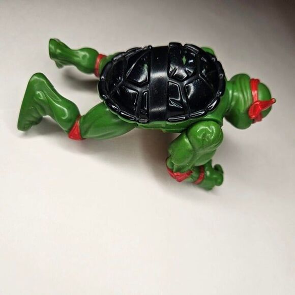 Vintage 1988 Teenage Mutant Ninja Turtles Raphael figure Hard head Playmates - Picture 6 of 8